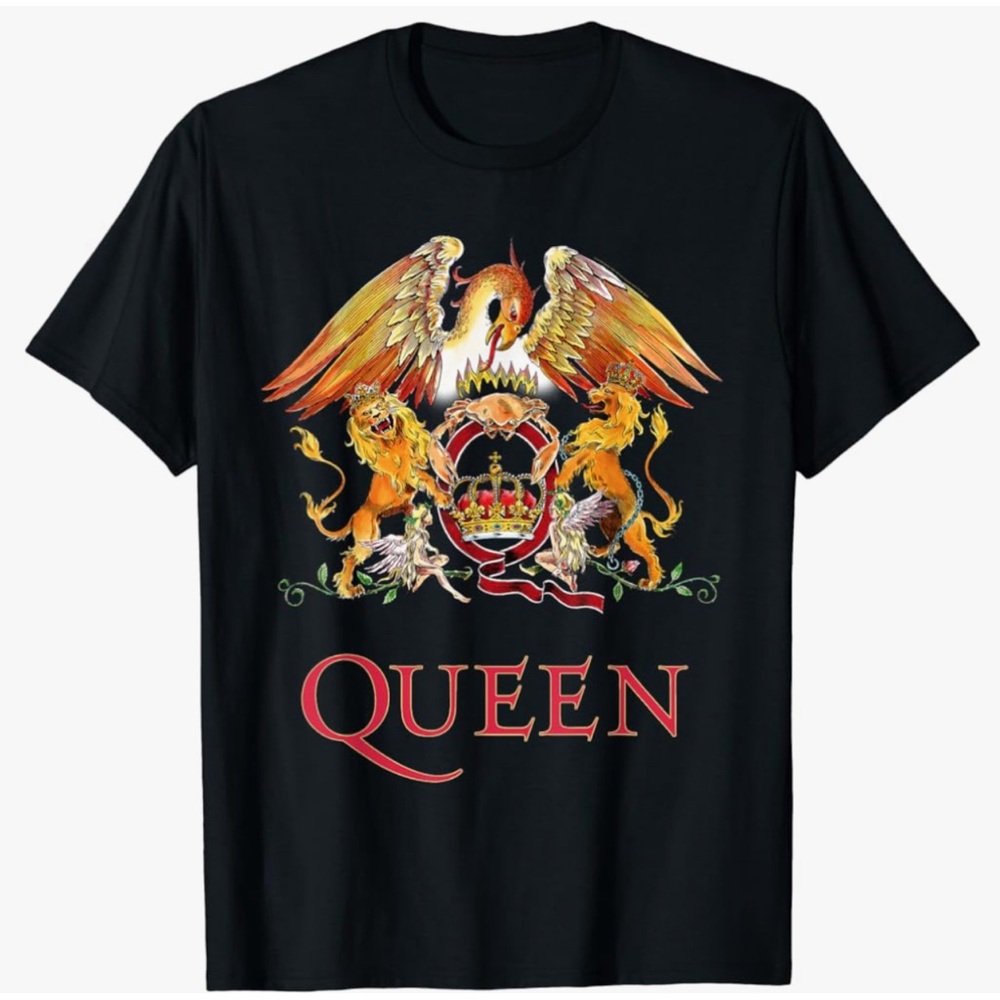 Queen Official Classic Crest Short Sleeve T-Shirt